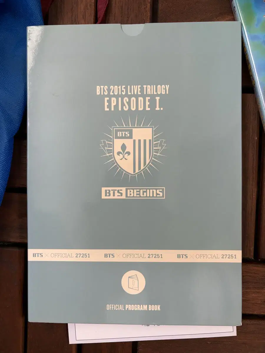 bts 방탄 프로그램북 program book  비긴즈